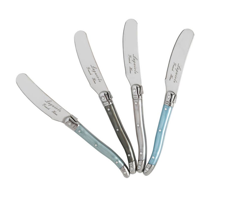 French Home - Laguiole 4-Piece Spreader Set with Mother of Pearl Handles