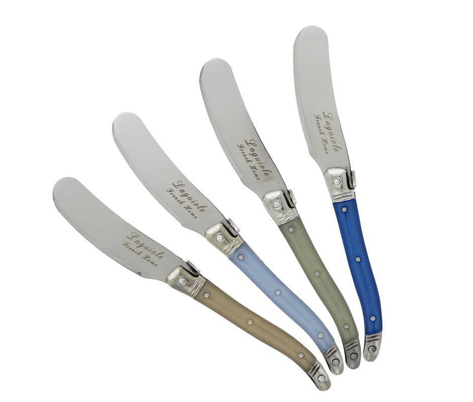 French Home - Laguiole 4-Piece Spreader Set with Two-Tone Handles