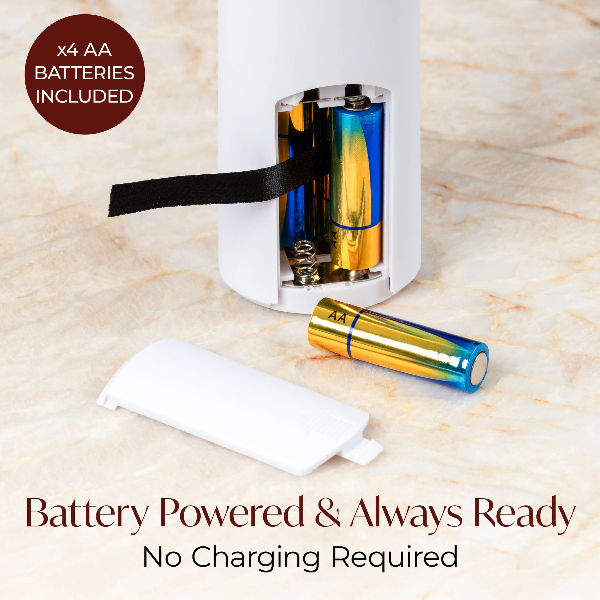 Vin Fresco - Vin Fresco Electric Wine Opener, Battery-Powered Corkscrew