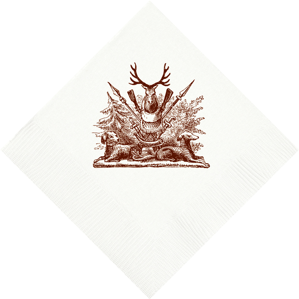 Alexa Pulitzer - Hunting Crest Beverage Napkins