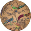 Nicolette Mayer - Pheasant Fall Sauvage Mustard 16" Round Pebble Placemat (Sold Individually)
