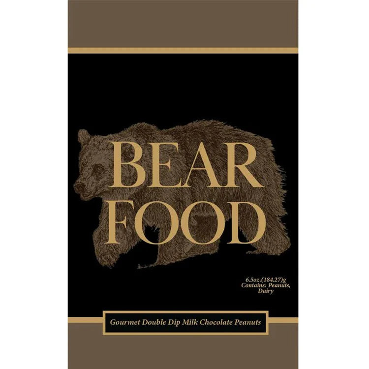 Bear Food Double Dip Milk Chocolate Gourmet Peanuts