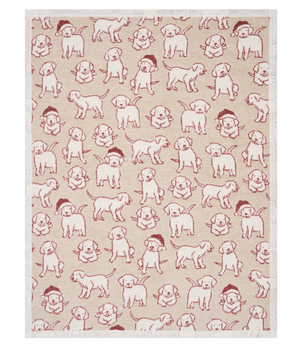 ChappyWrap - Santa Puppies Mini Blanket