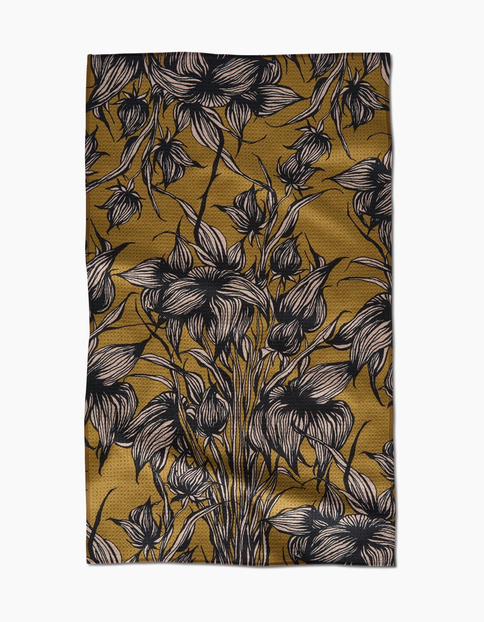 Geometry - Stay Saffron Tea Towel