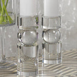 Rialto Clear Crystal Pillar Holder