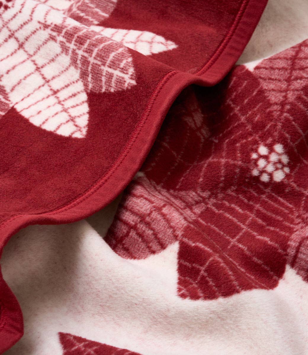 ChappyWrap - Poinsettias Blanket