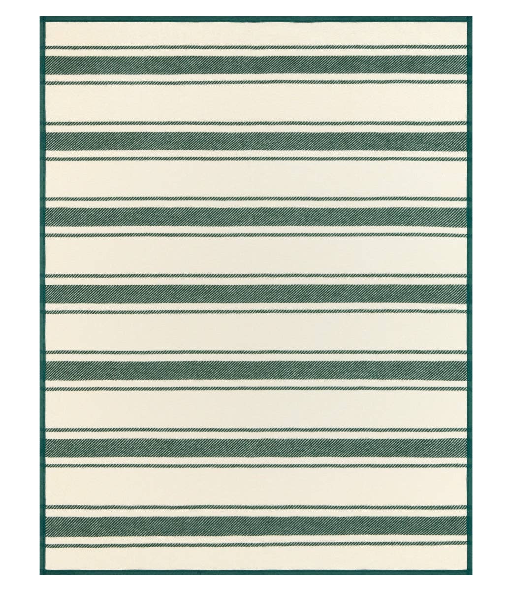 ChappyWrap - Dockside Stripe Evergreen Blanket