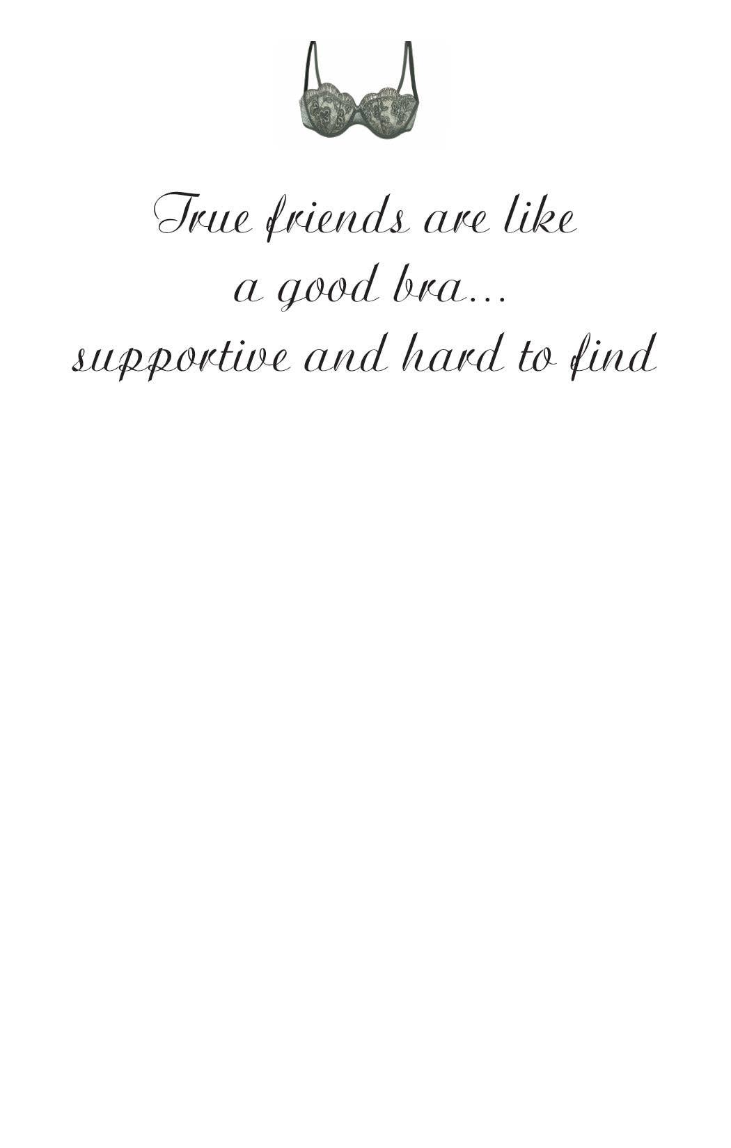 Stevie Streck Designs - Greeting Card Black Bra