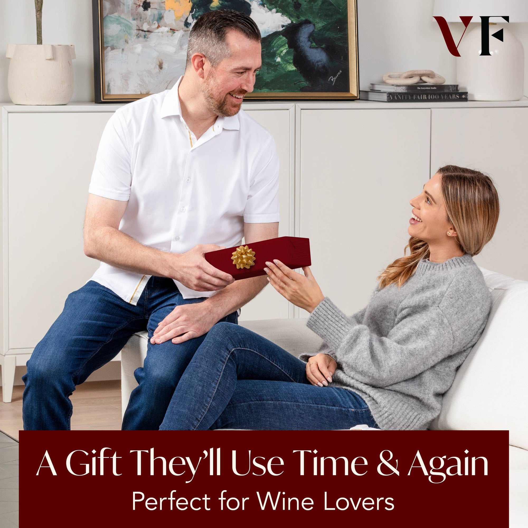 Vin Fresco - Vin Fresco Electric Wine Opener, Battery-Powered Corkscrew