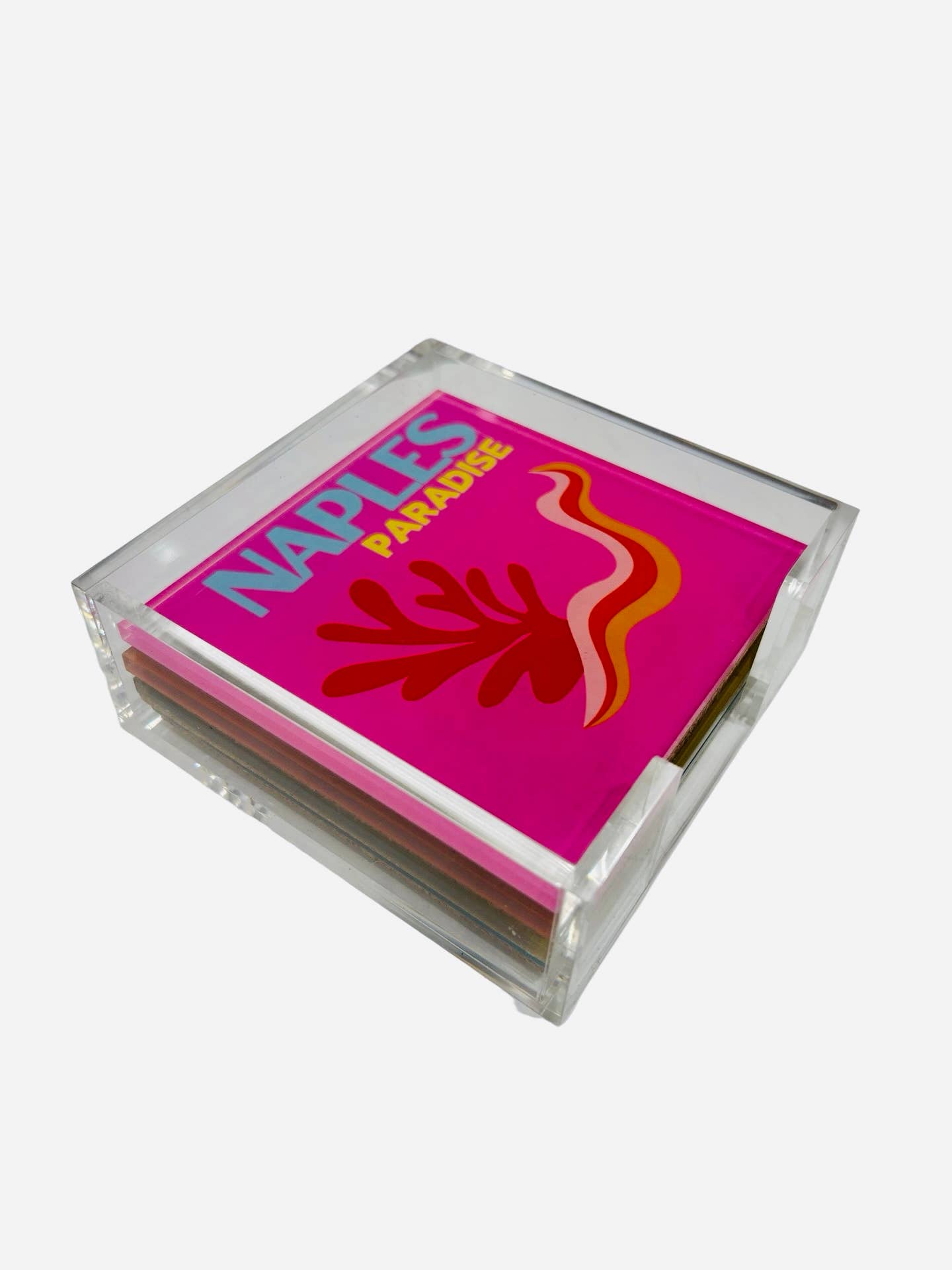 Maven Home - Acrylic  Coasters - Naples- Set of 4