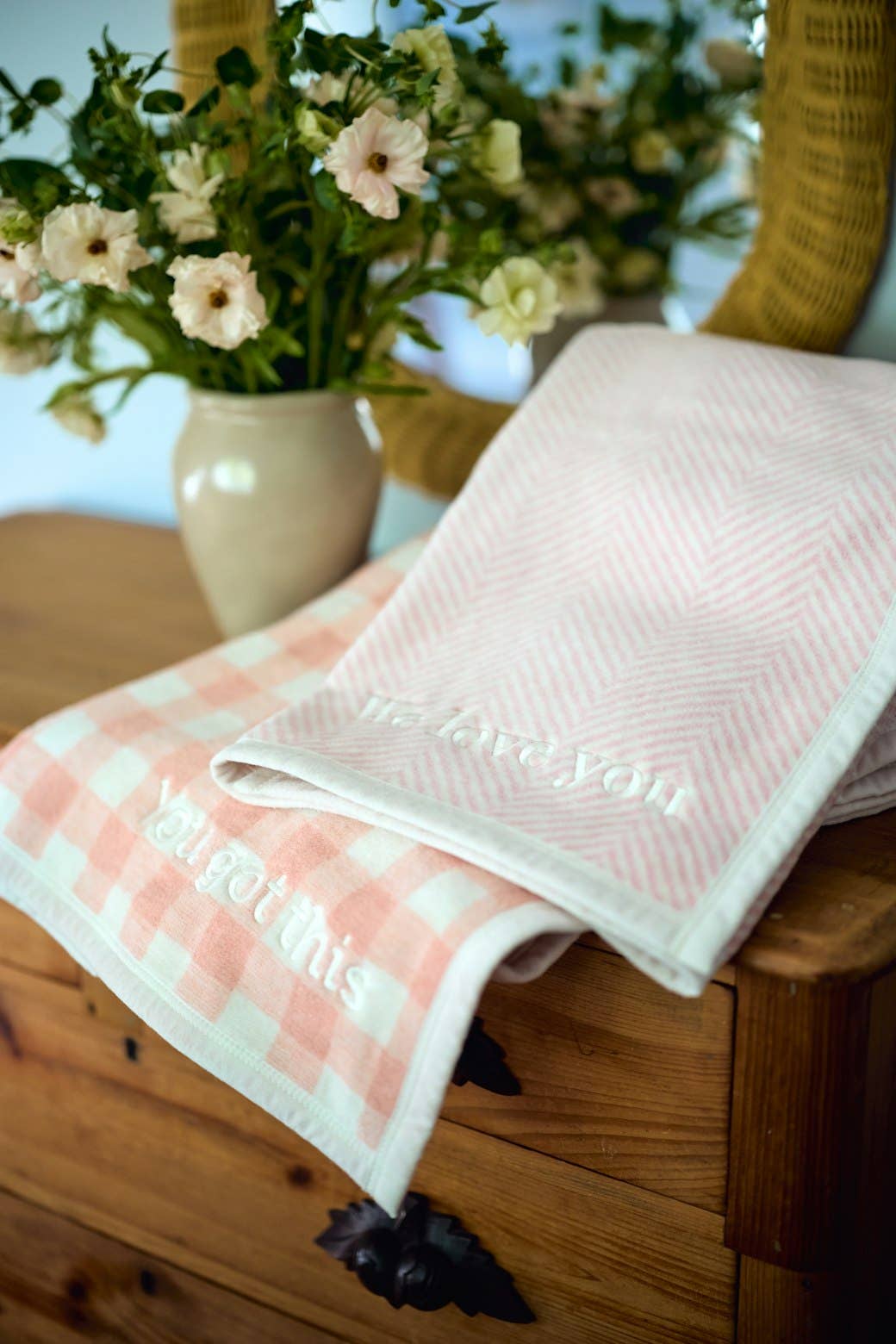 ChappyWrap - Cozy Gingham Powder