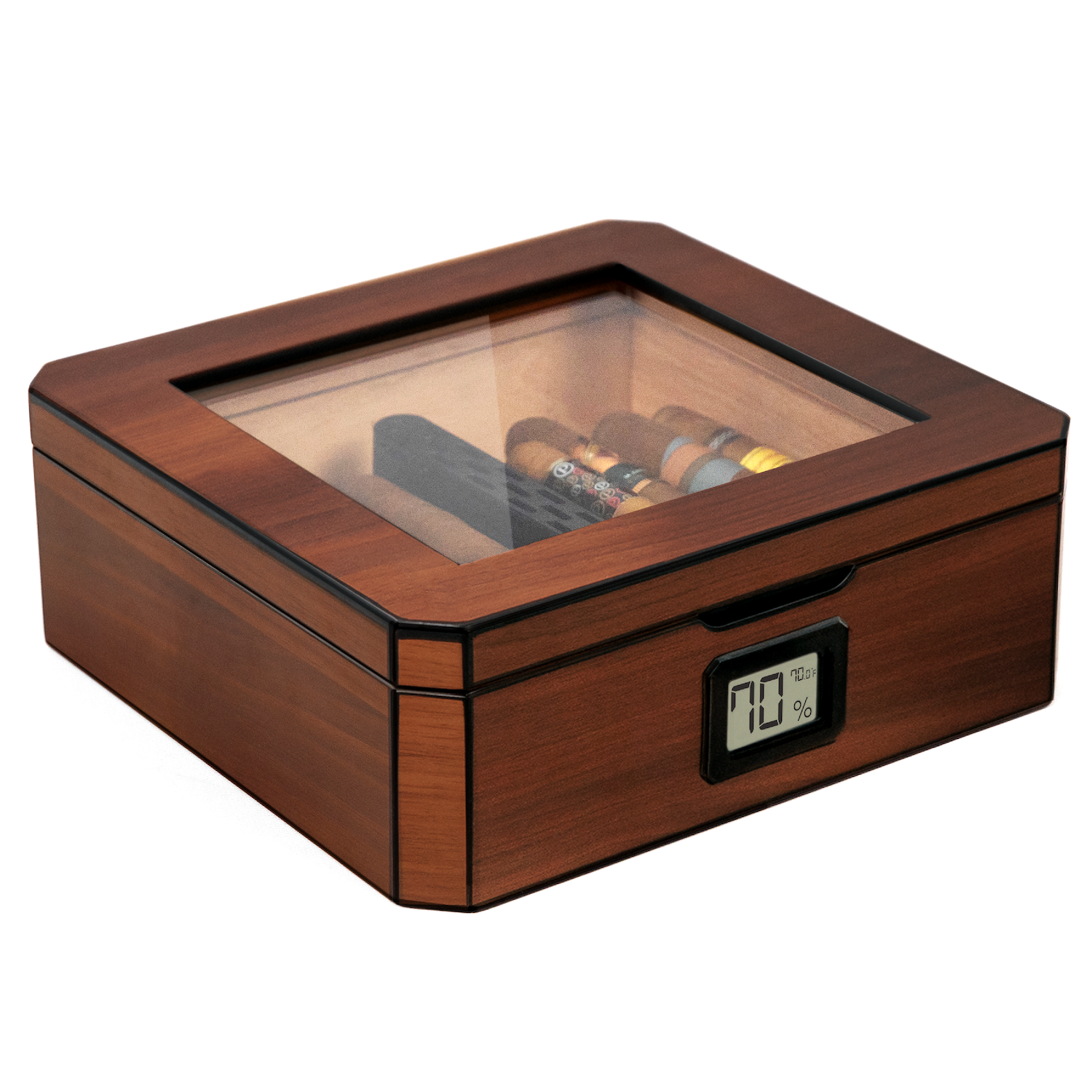 Case Elegance - MAG Humidor - Walnut Finish