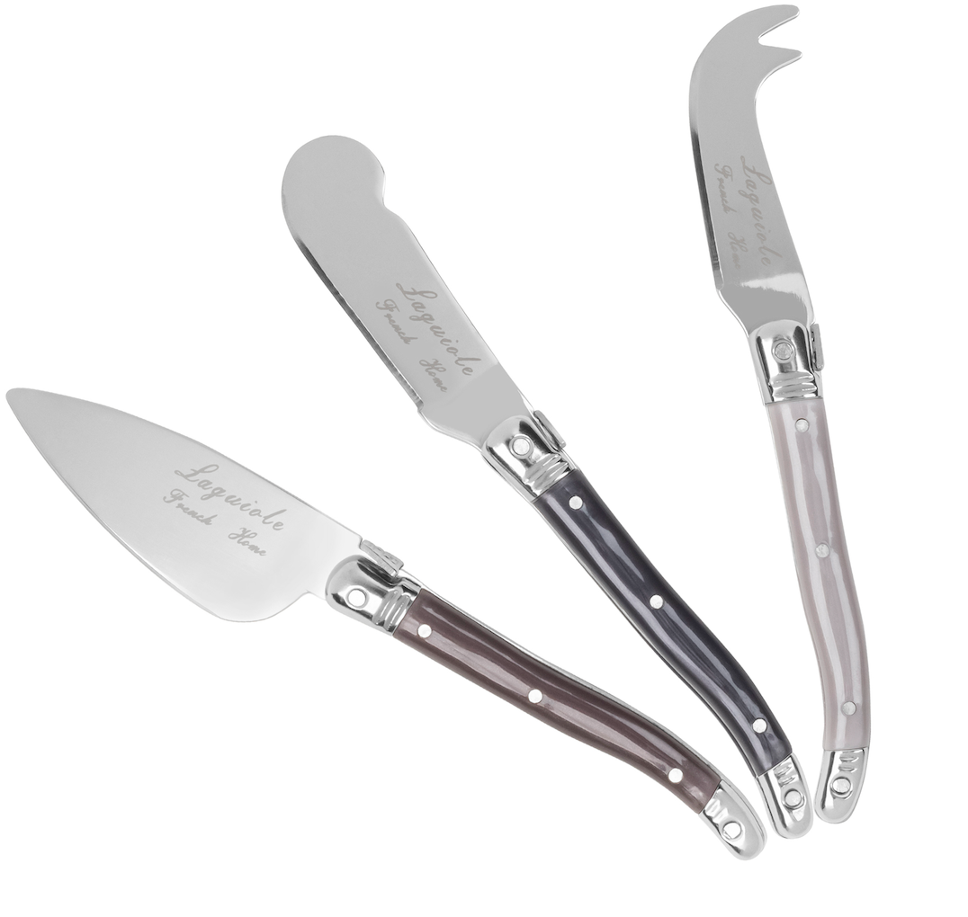 French Home - French Home 3 Piece Laguiole Cheese Knives - Warm Spice