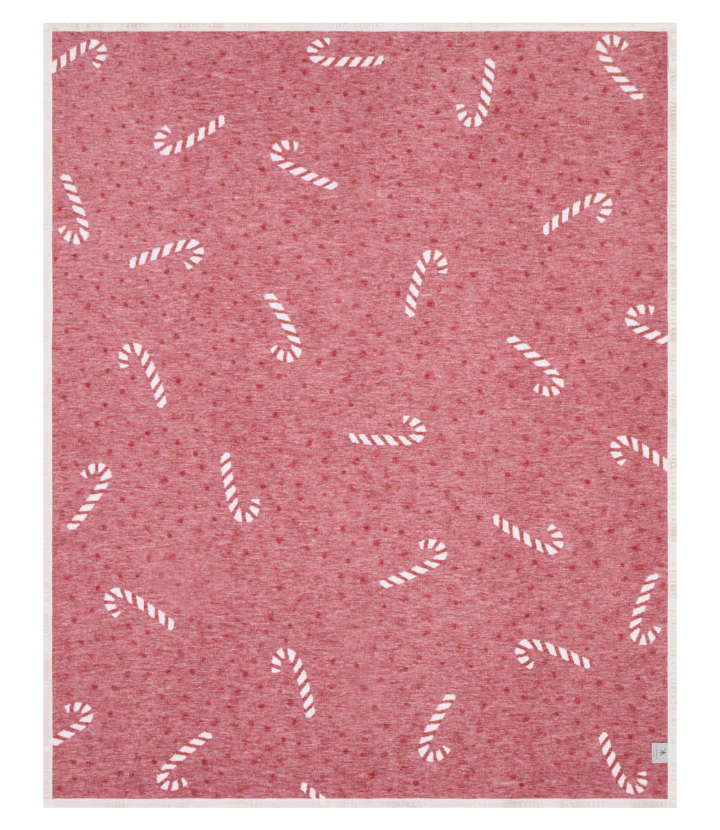 ChappyWrap - Candy Canes Blanket