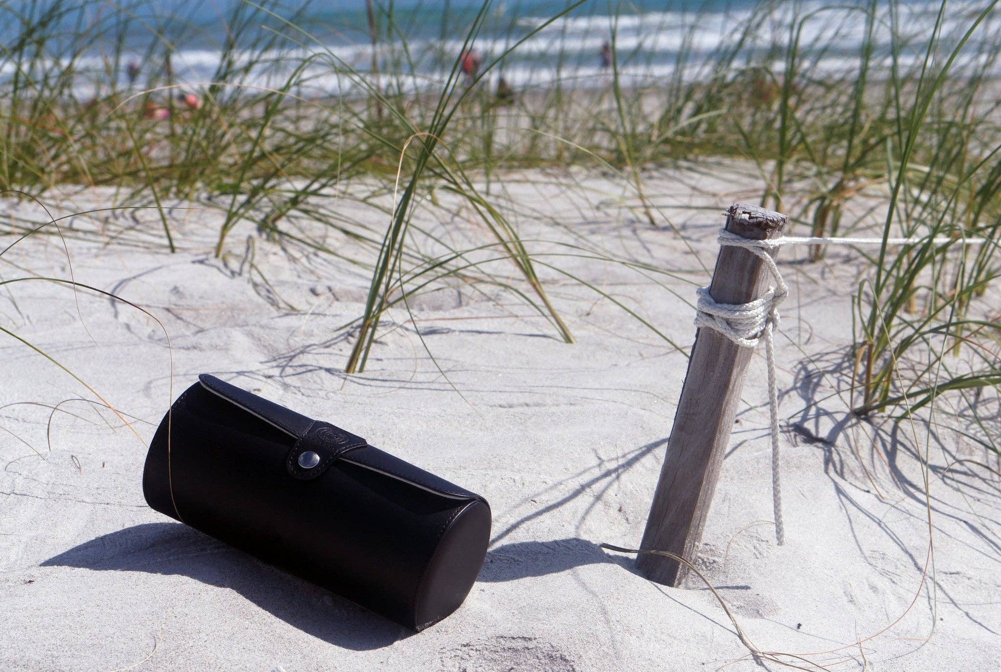 Case Elegance - Travel Watch Case - Black Vegan Leather