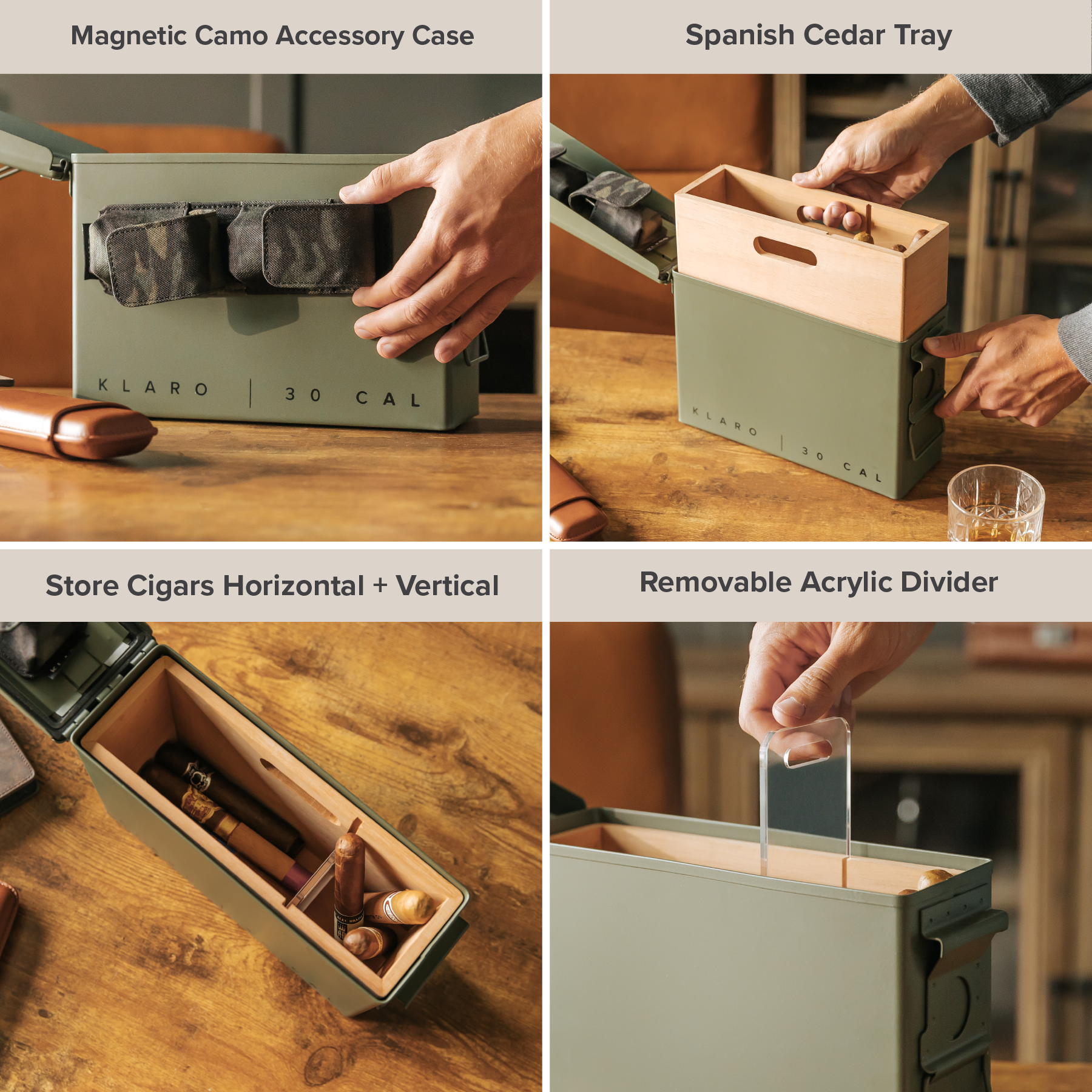 Case Elegance - The Smoke Can 30CAL Humidor