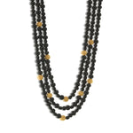 Capucine De Wulf Berry 3-Strand Necklace - Ebony
