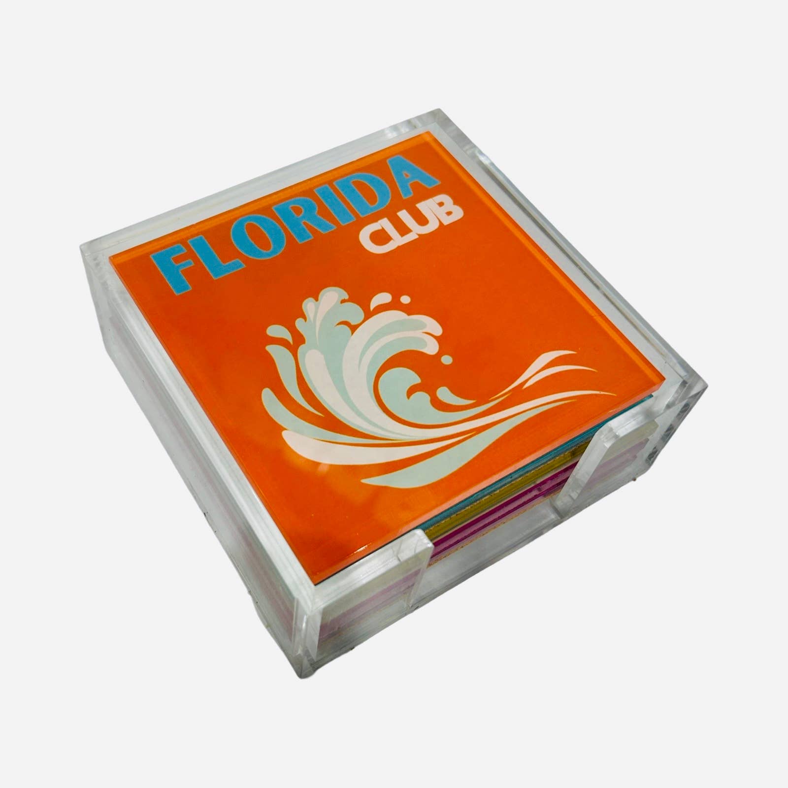 Maven Home - Acrylic  Coasters - Florida Club- Set of 4