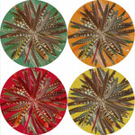 Nicolette Mayer Collection - Pheasant Feathers Coaster Set