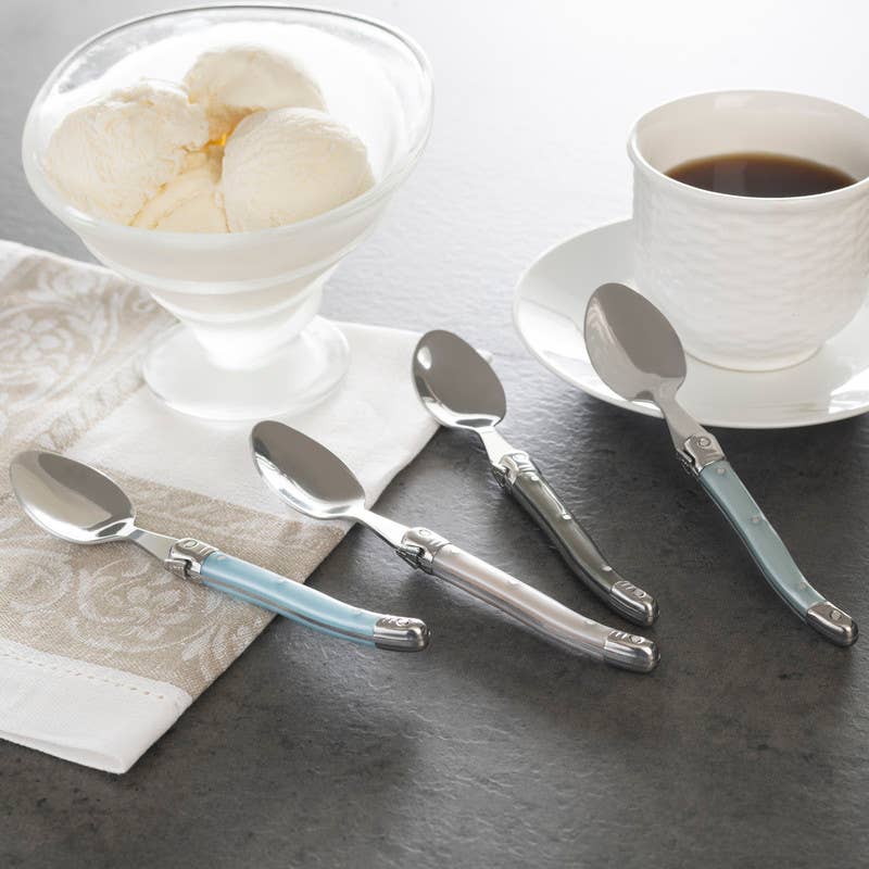 French Home - Laguiole Coffee Spoons Set of 4 - Mother of Pearl