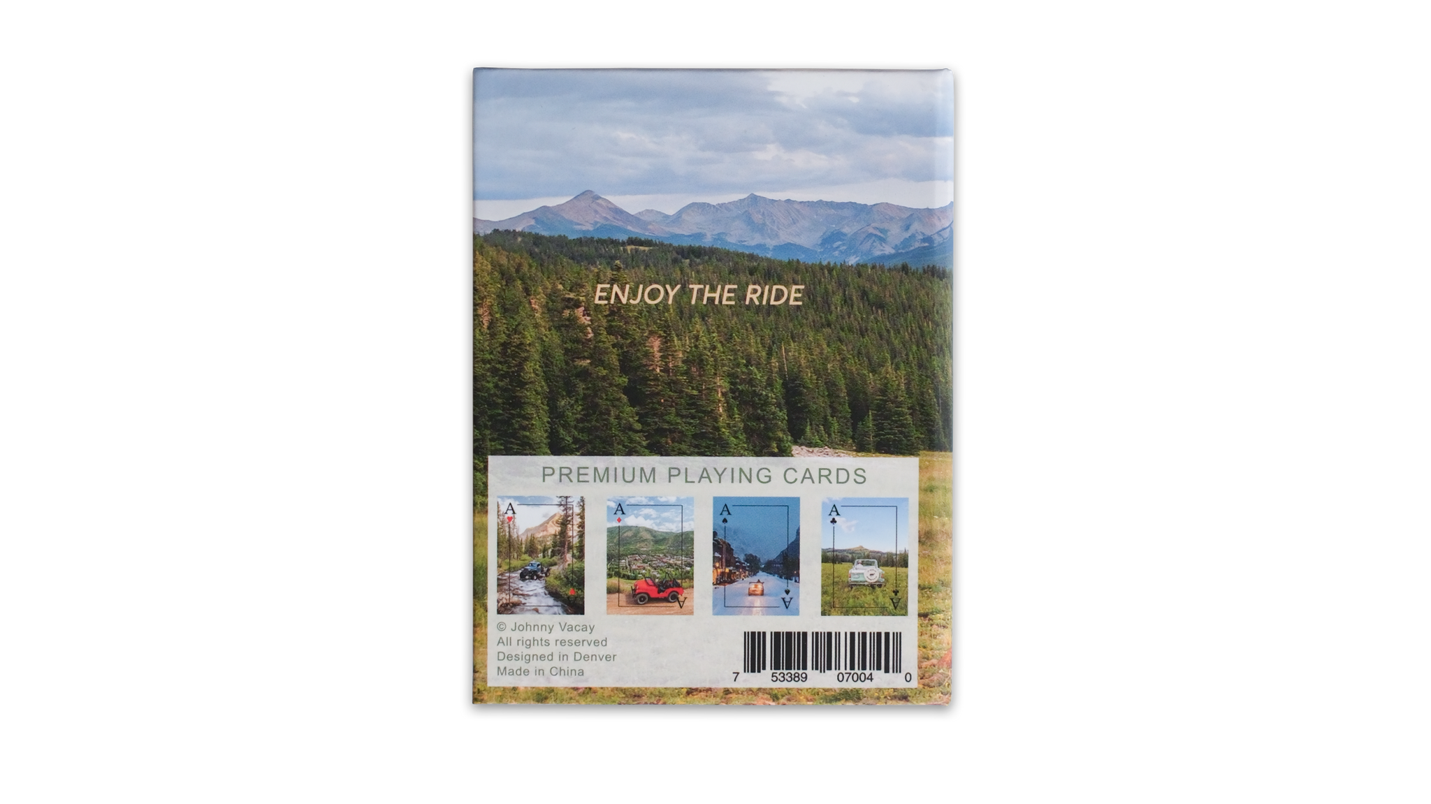 Johnny Vacay - Mountain Rides Playing Cards