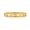 Capucine De Wulf Berry Gem Hinged Bangle-Clear CZ