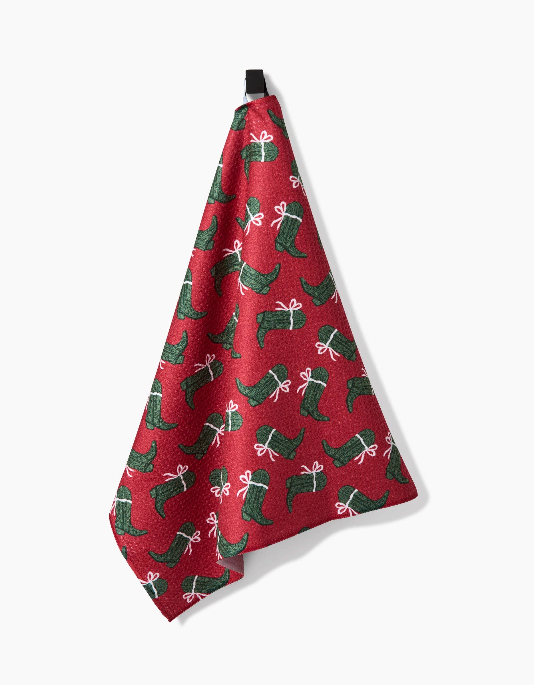Geometry - Merry Boots Tea Towel