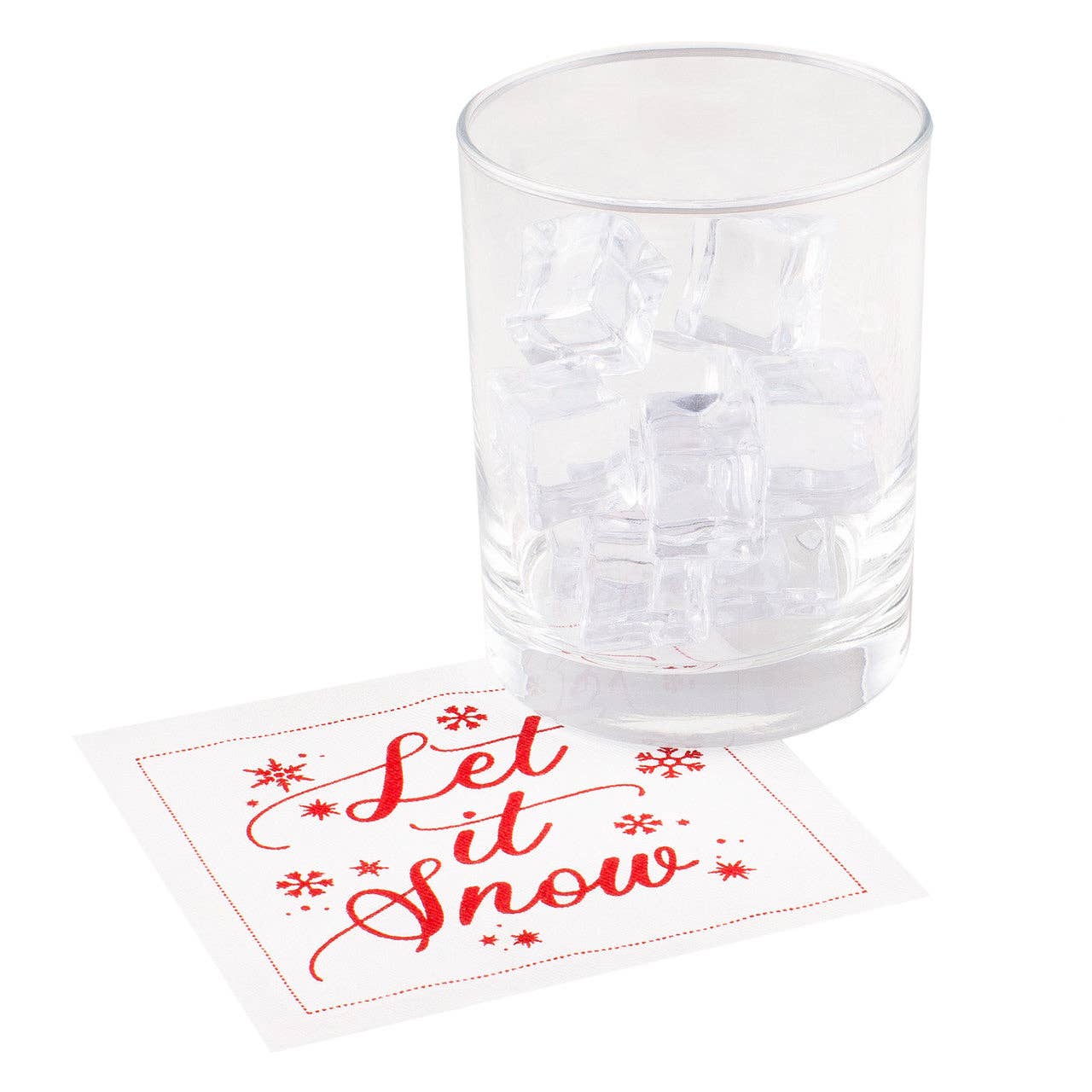 Five Star Napkins Inc. - Christmas Songs White Cotton Napkins - 50x