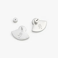 Brackish Greybull Stud Earring Silver