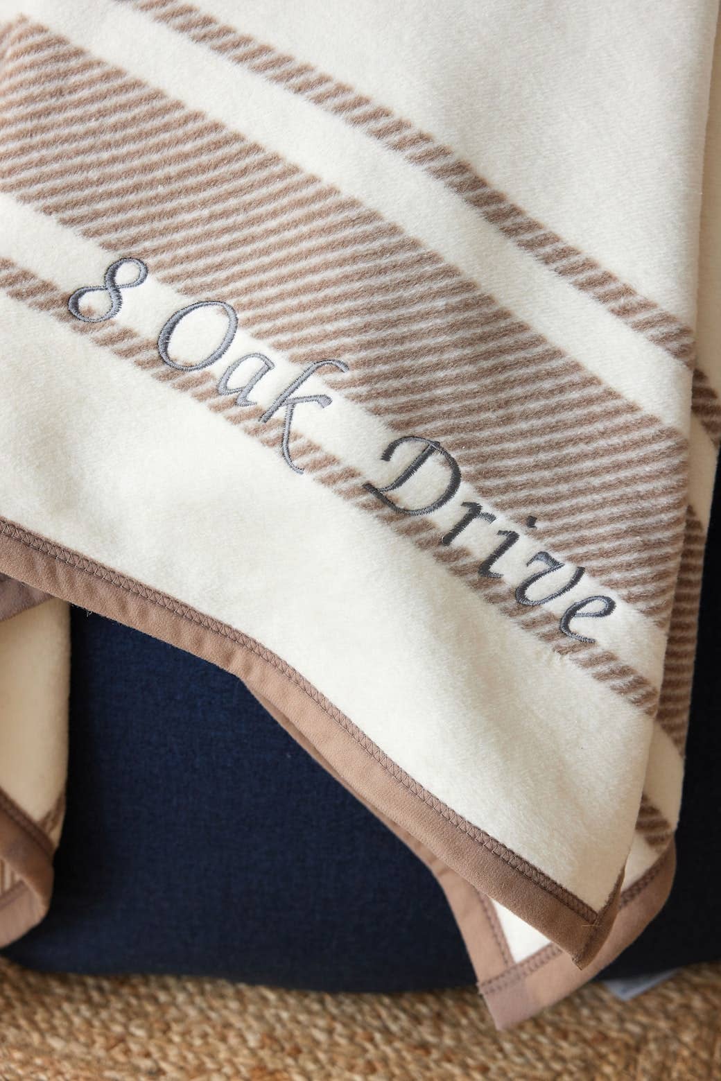 ChappyWrap - Dockside Stripe Sepia Blanket