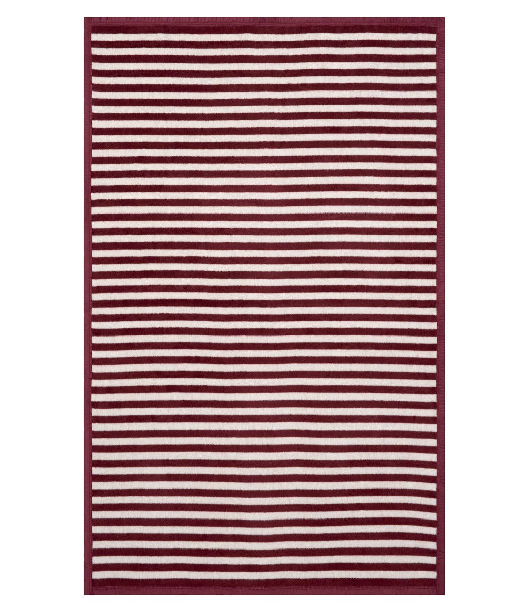 ChappyWrap - Sideline Stripe Maroon Midi Blanket
