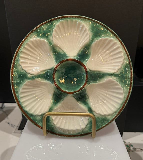 Longchamp Majolica Oyster Plate